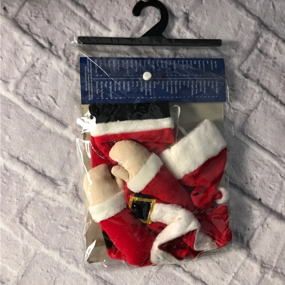 Dog “Santa Claws” Costume w/Faux Legs | Size Small for Small Breeds‎